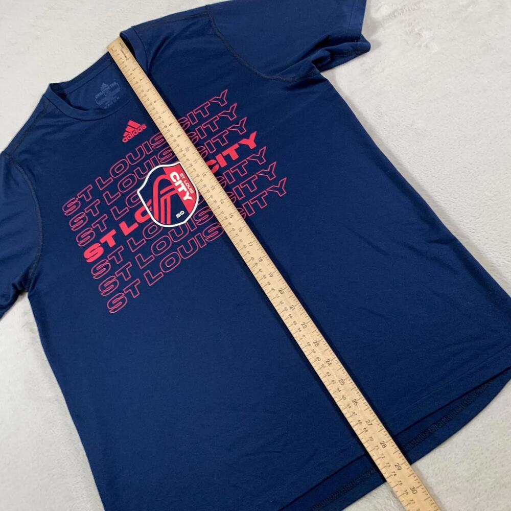 St Louis City SC Shirt Mens Large MLS Soccer Adidas AEROREADY Creator Tee 2020 - Picture 5 of 9